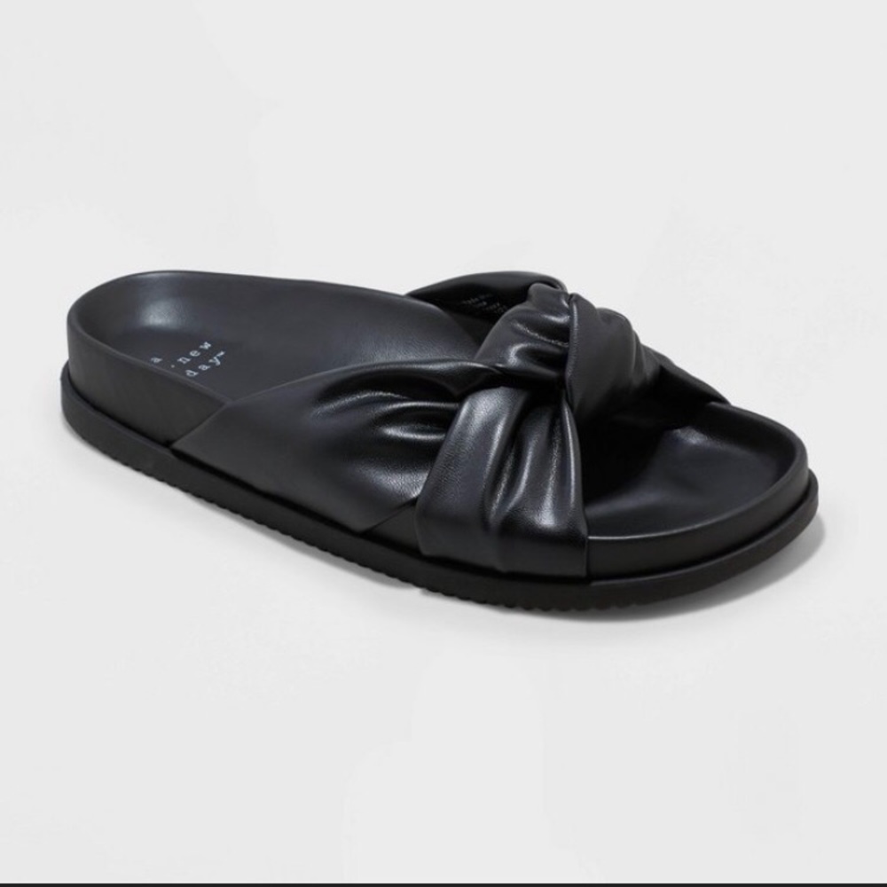 Knotted Slide Sandals
